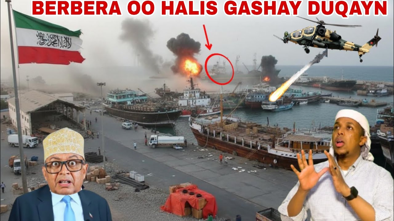 DEGDEG:DAAWO LIVE BERBERA OO HADA KABADBADAY DUQAYN 2-DIYAARADOD OO HALIS GALAY