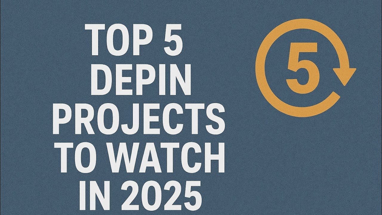 Пять лучших проектов DePIN, за которыми стоит следить в 2025 году &mdash; реальные победители в сфере к...
