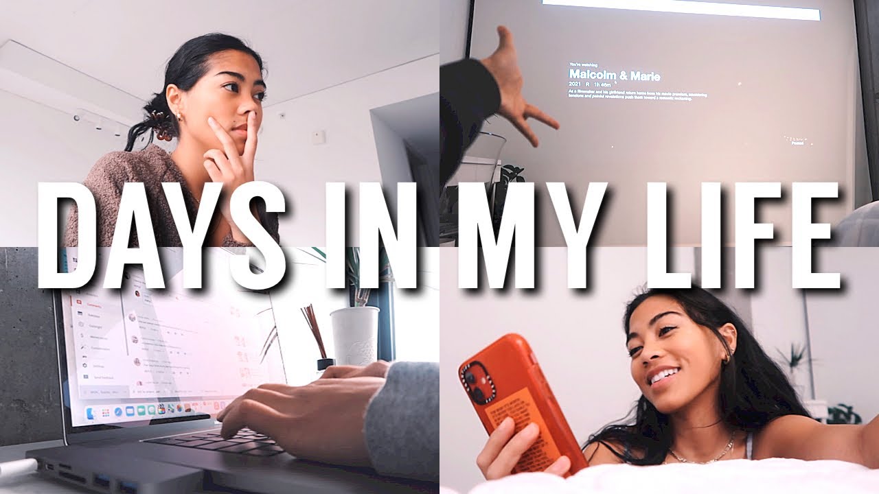DAYS IN MY LIFE: Brand Meetings, Getting Work Done, Trying New Snacks, Cooking + Movie Night!