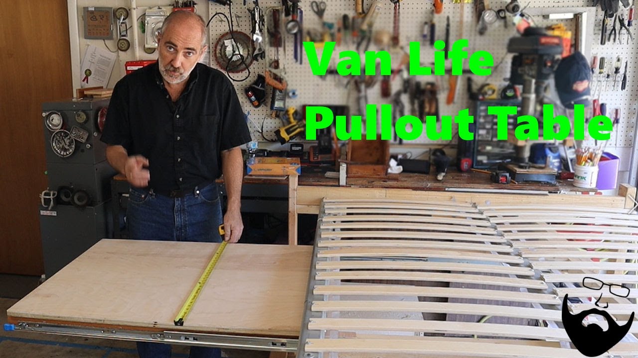 Van Life     Pull out dinning table