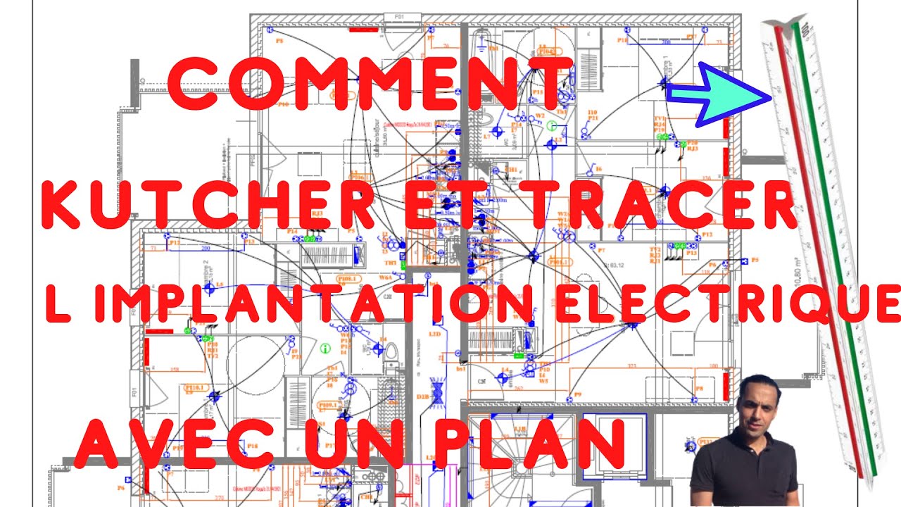 Comment Tracer un Schéma d'Implantation Électrique sur un Plan de Construction ?