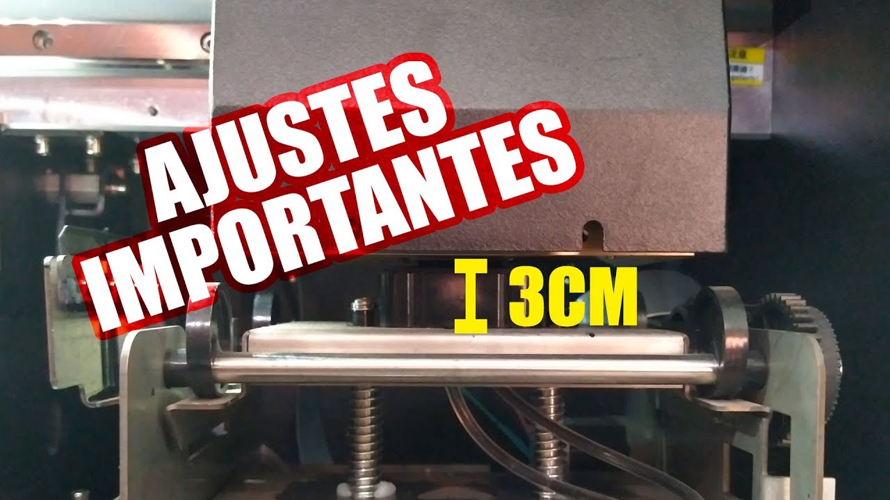 S1300 - S1800 - Visutec - Ajustes da Altura da Cabeça de Impressão