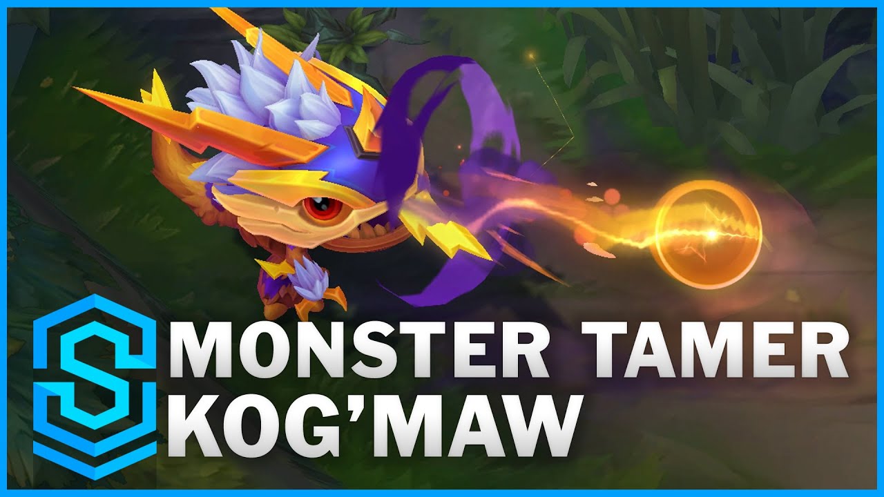Zap'Maw (Monster Tamer Kog'Maw) Skin Spotlight - Pre-Release - League of Legends