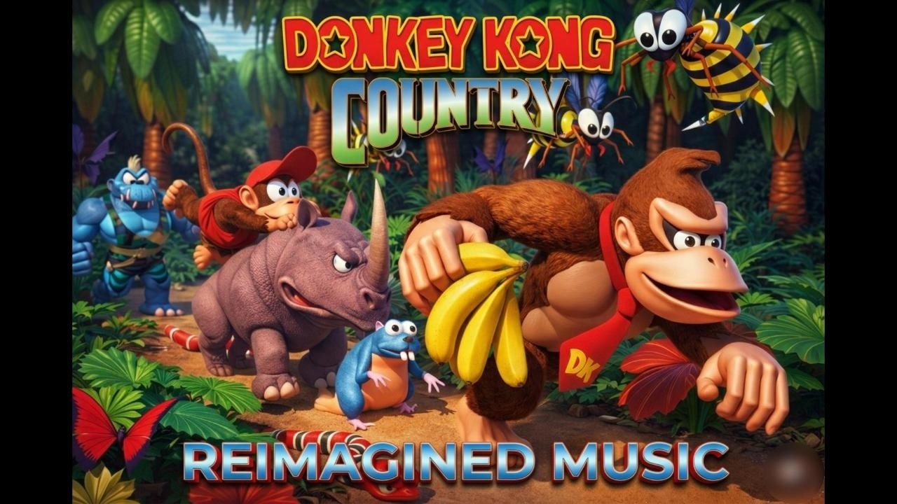 Donkey Kong Country - Reimagined Music - Smooth Jazz  (SNES)