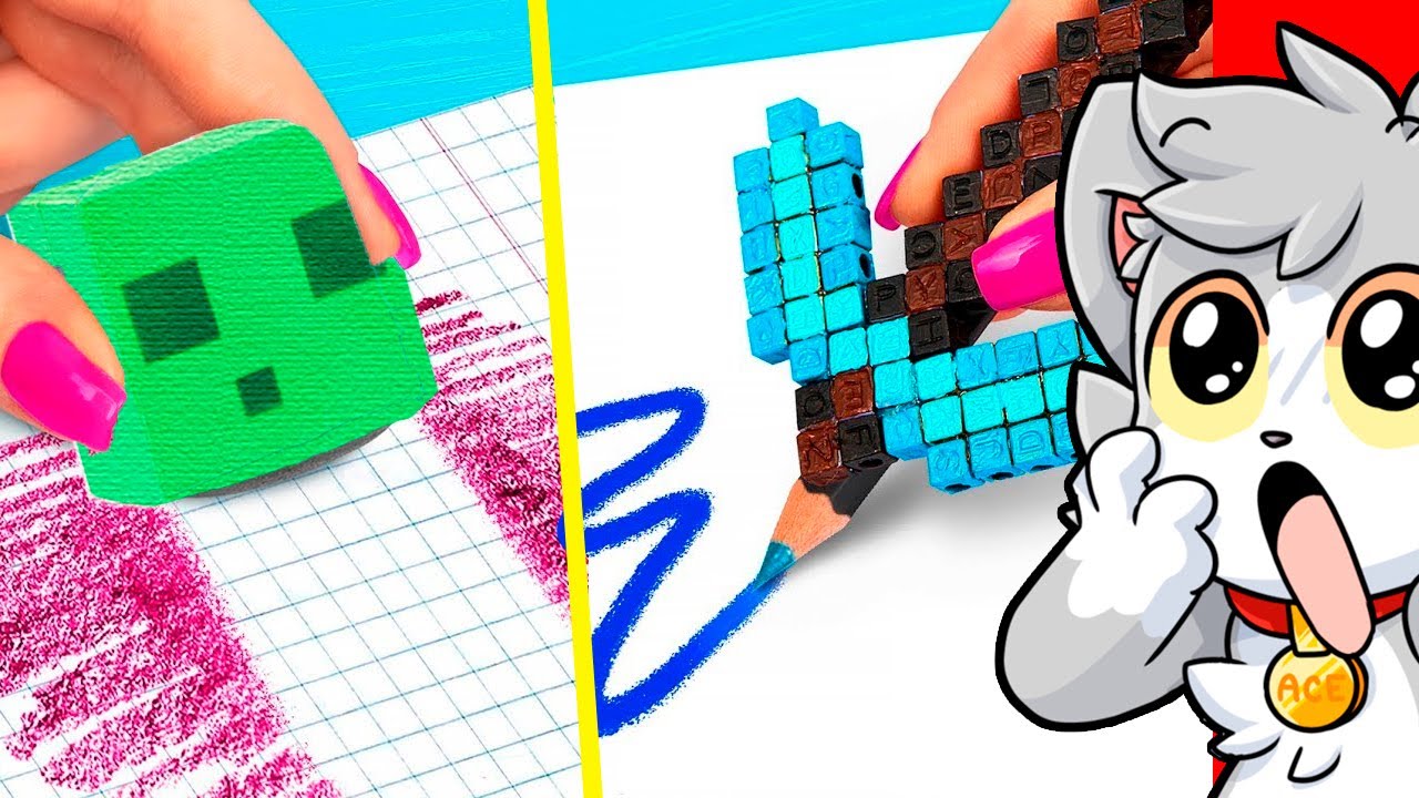 ÚTILES ESCOLARES de MINECRAFT que QUERRÁS TENER 🤯