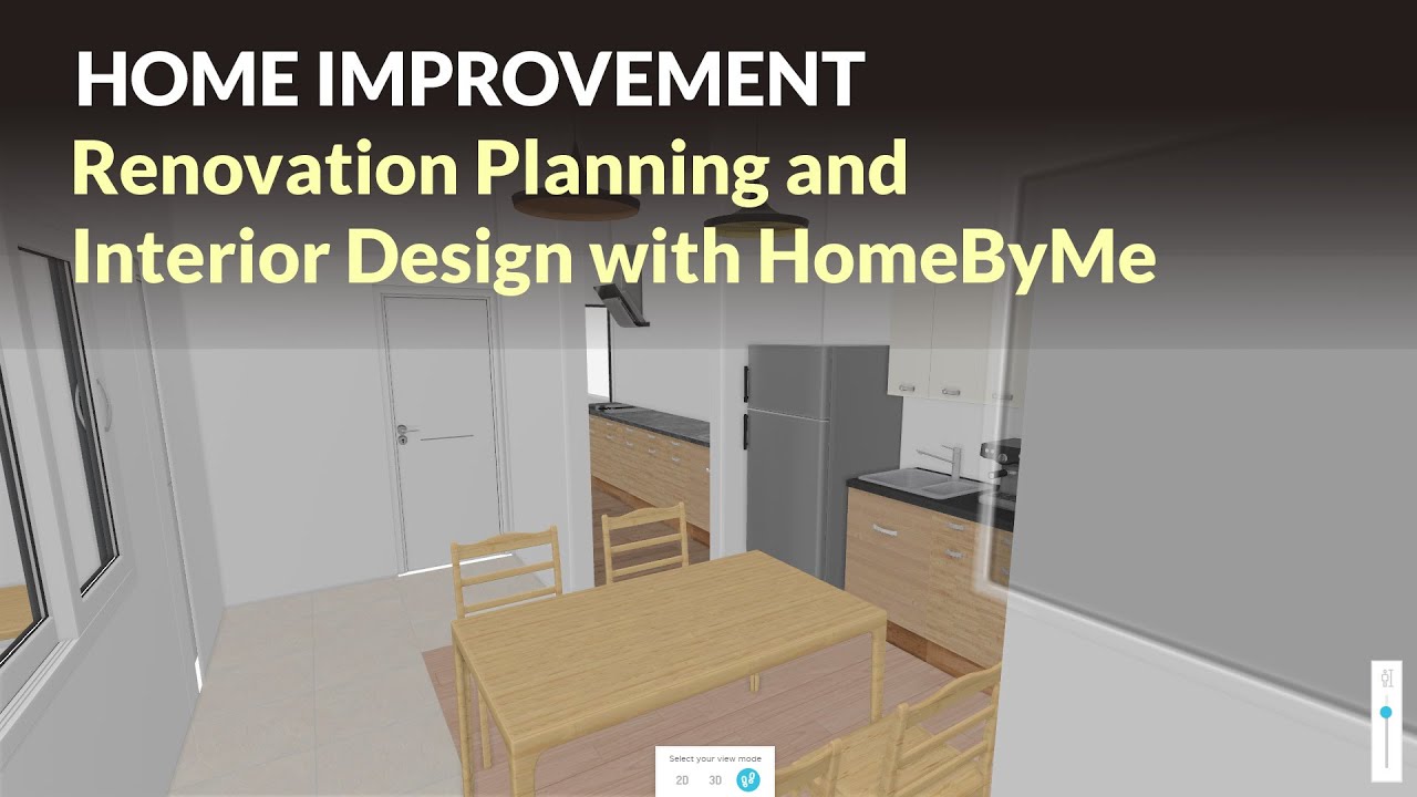 Renovation Planning and Interior Design with HomeByMe