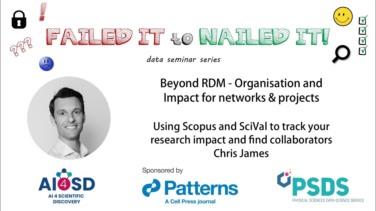 FI2NI: Using Scopus & SciVal to track your research impact & find collaborators – Christopher James