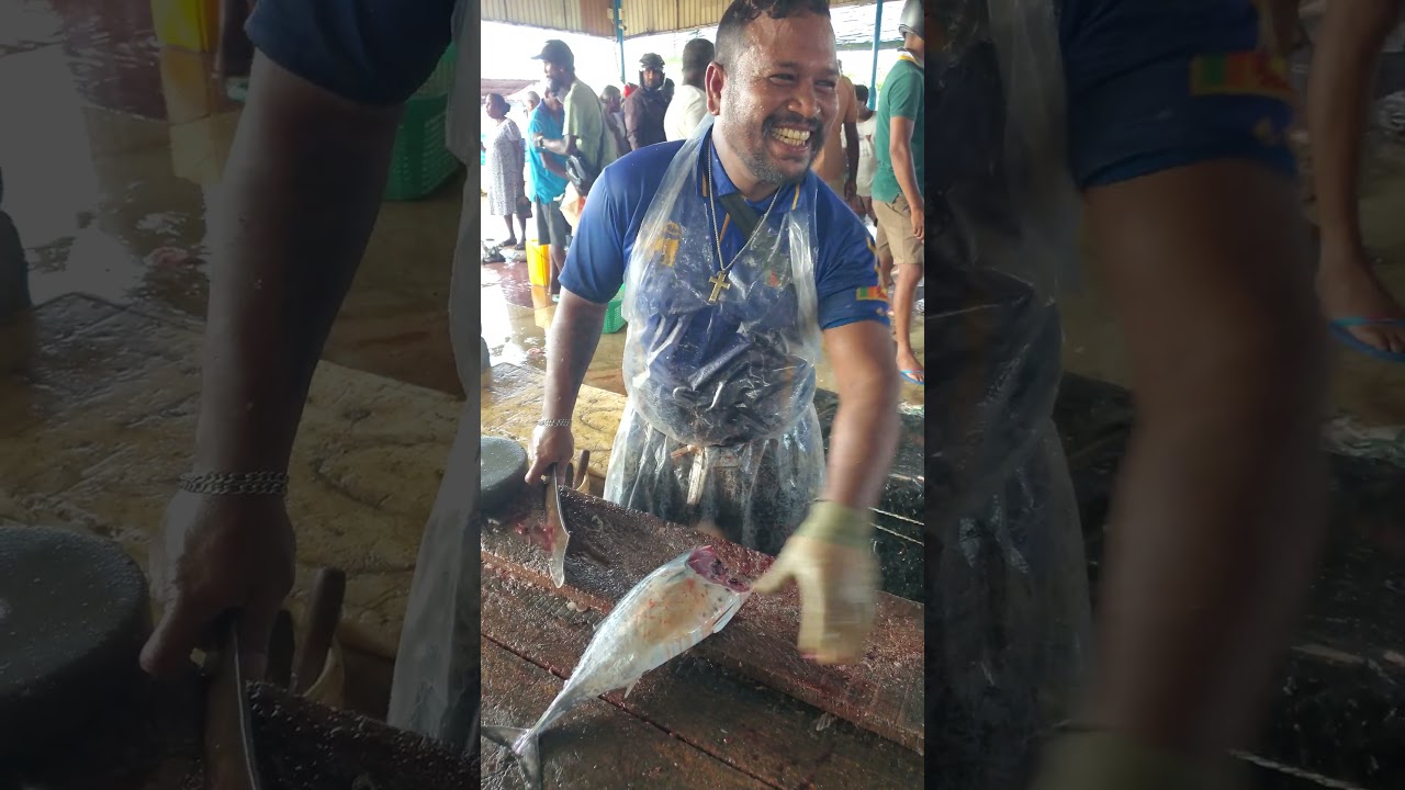 Amazing😱😱😱 Negombo professional fish cutter 