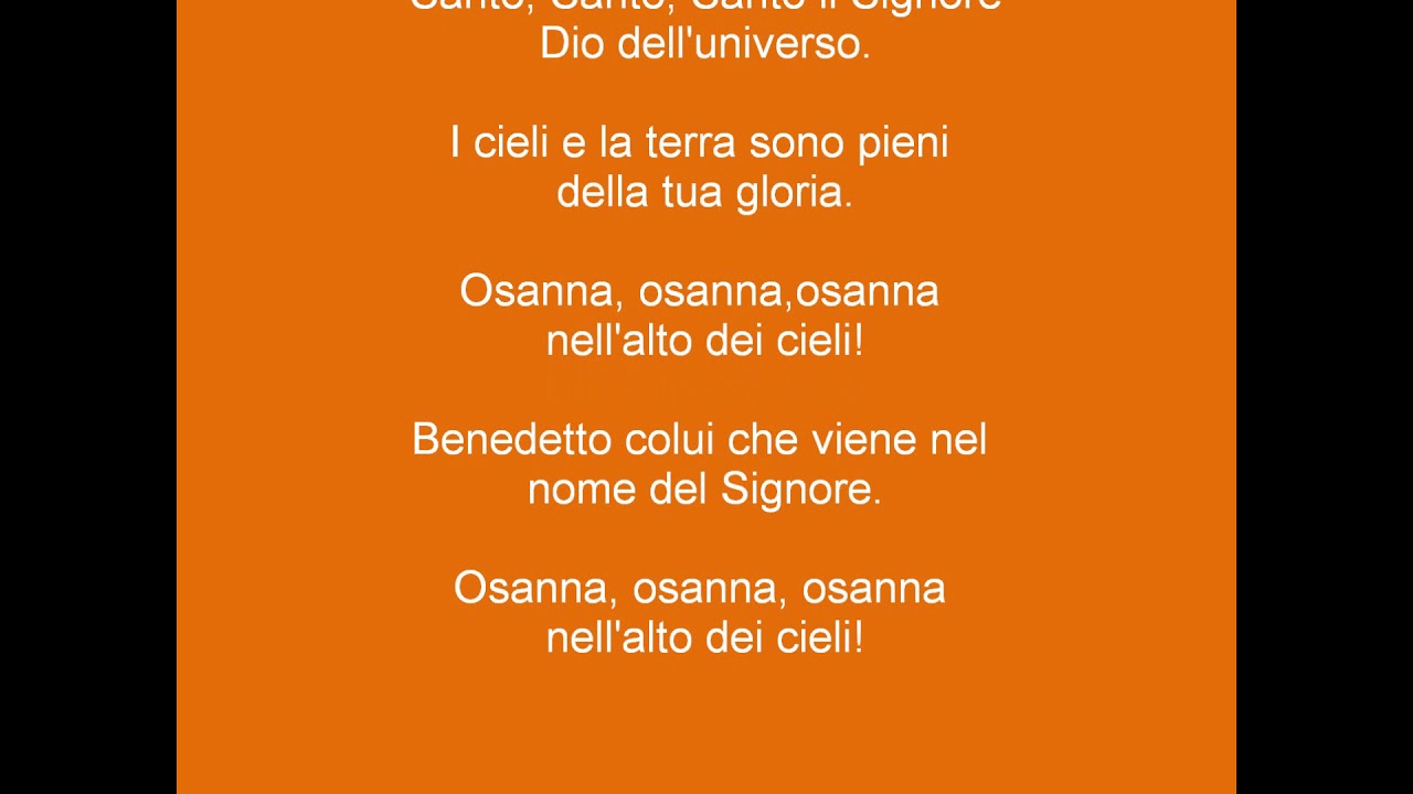 Santo (M. Bonfitto) - Versione originale