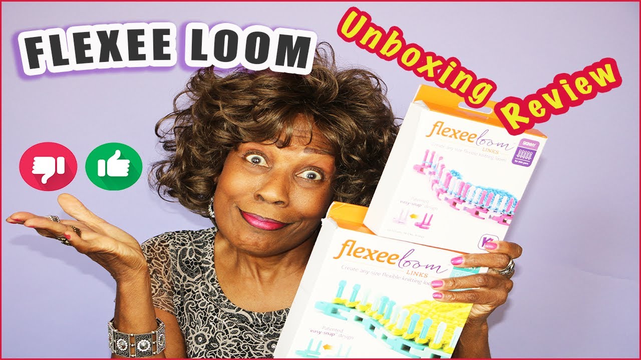 Crafting Time - Unboxing and Review Loom Knitting KB Flexee Loom - Wambui Made It