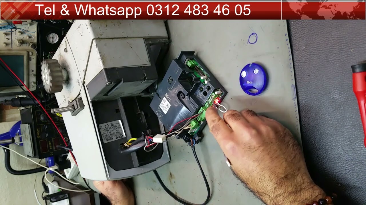 Nice Rox Yana Kayar Kapı Motor Çalışma ve Bağlantısı  Detaylı Anlatım