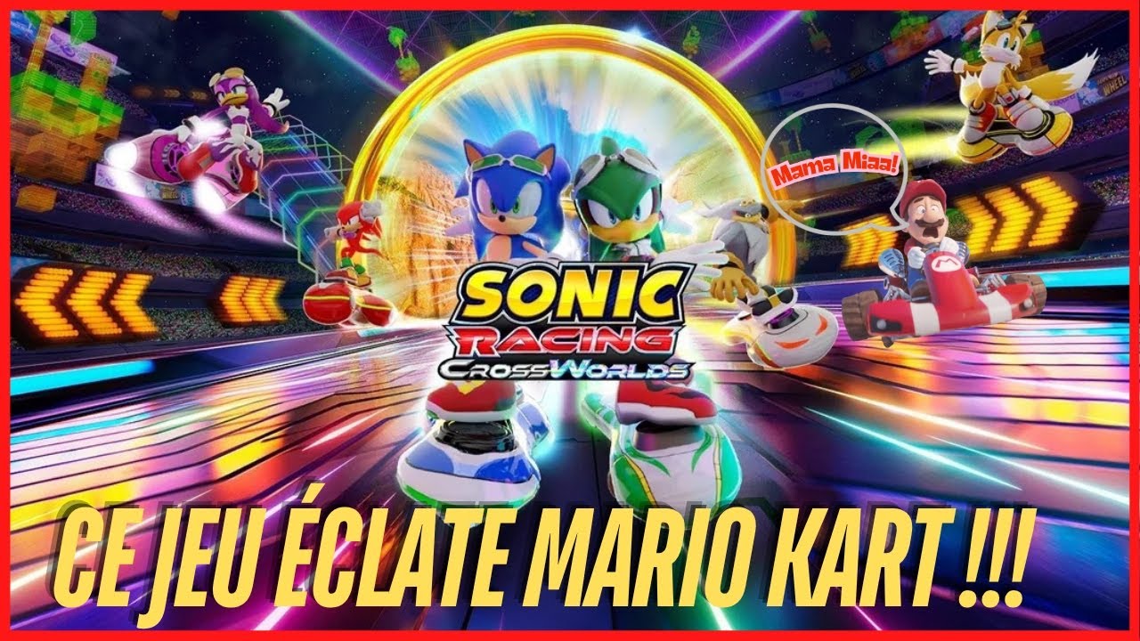 SONIC RACING CROSSWORLD enterre Mario Kart ? Un jeu de course visuellement bluffant !
