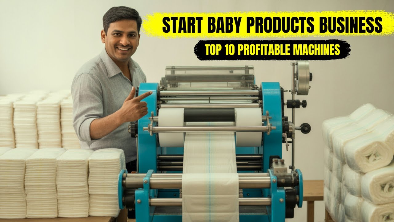10 Small Machines Every Baby Product Manufacturer Needs
