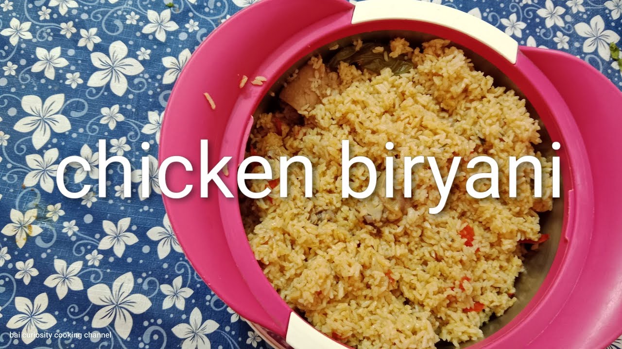 #குக்கரில் சிக்கன் பிரியாணி 