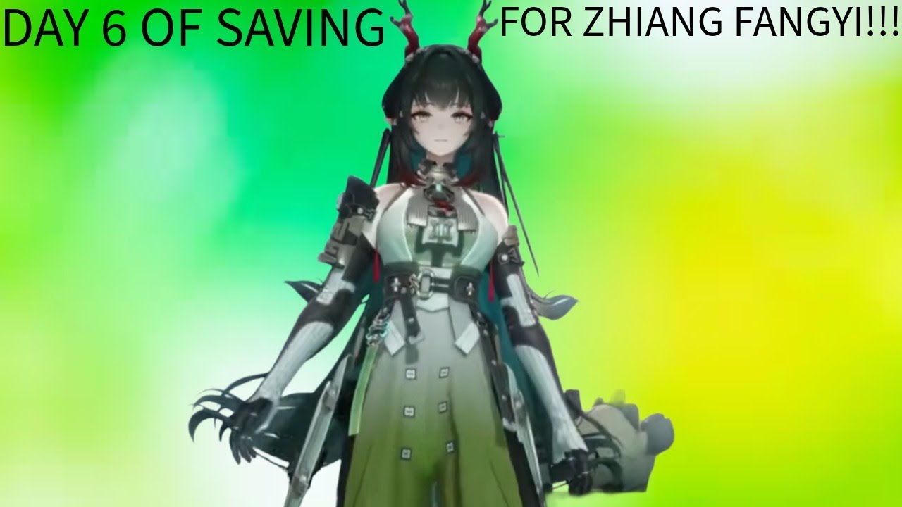DAY 6 OF SAVING FOR ZHIANG FANGYI!! TODAY WAS AN AMAZING DAY!! (arknights)
