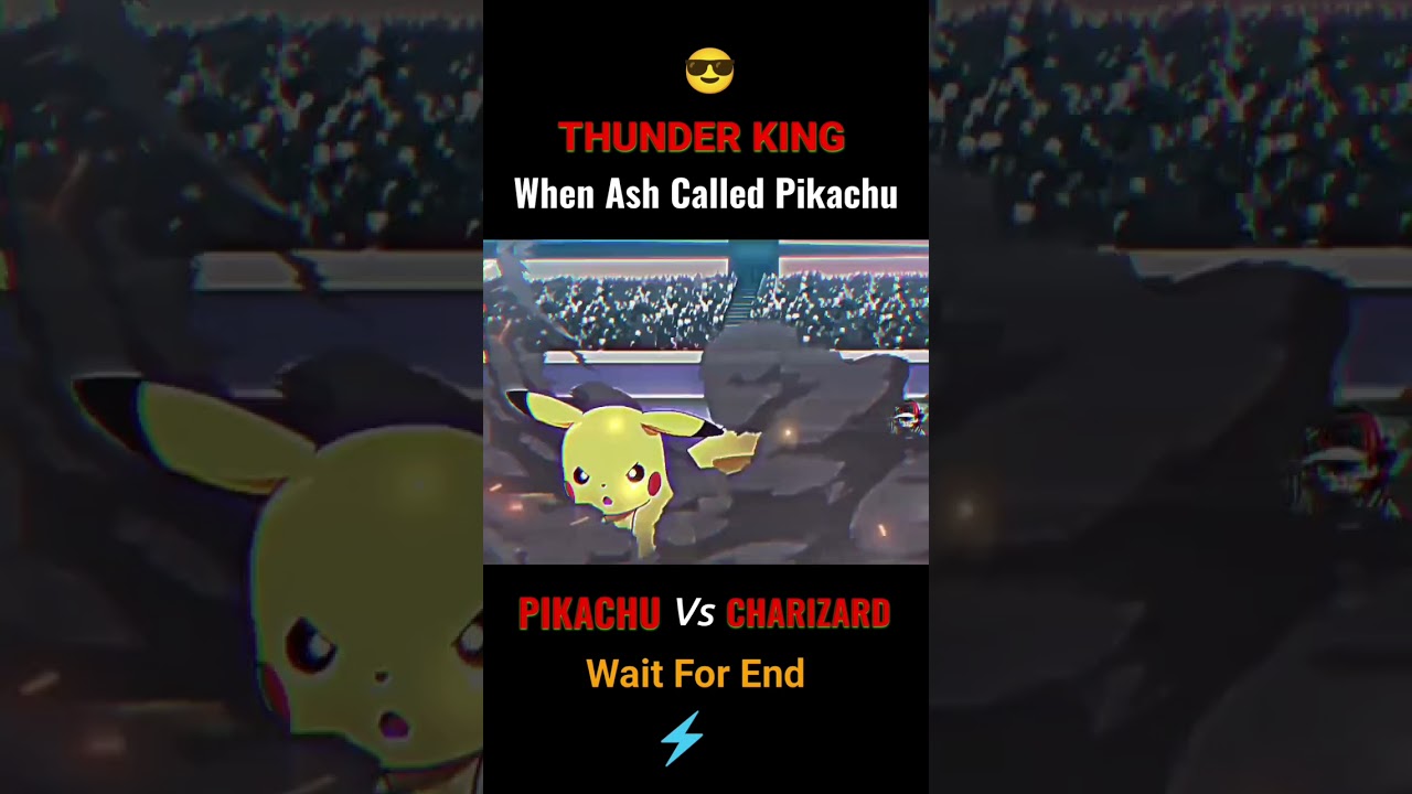 When Ash Called Pikachu | Pikachu vs Charizard #pokemon #shorts