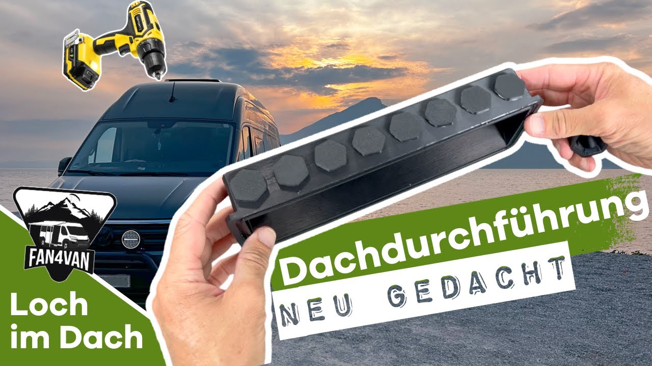 Wohnmobil Dachdurchführung - Ein Loch für alles: Solar, Antenne uvm