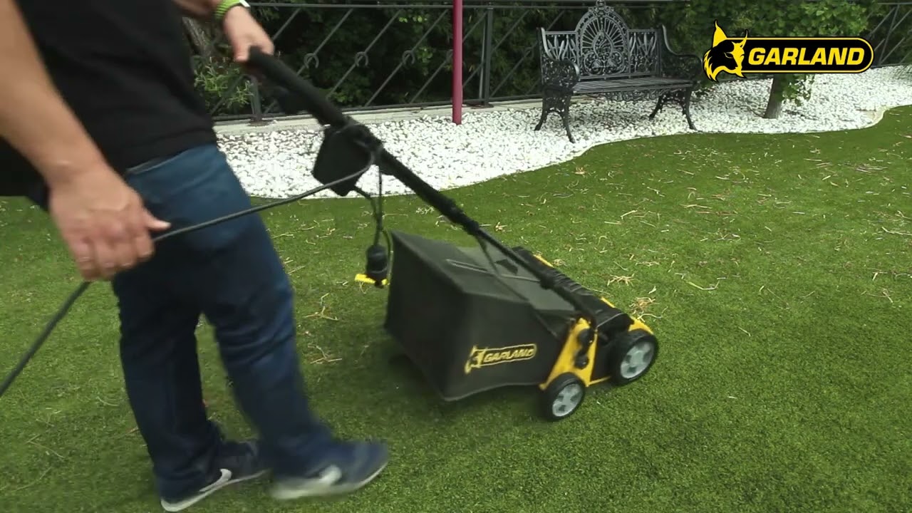 SUPERHOME CENTER DIY GARLAND ROLL & COMB 502E ARTIFICIAL GRASS POWER BROOM MOWER 1 6KW
