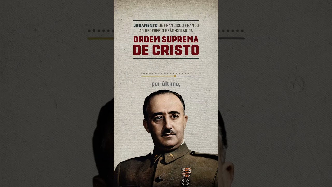 🎯 O impressionante JURAMENTO de Francisco Franco!