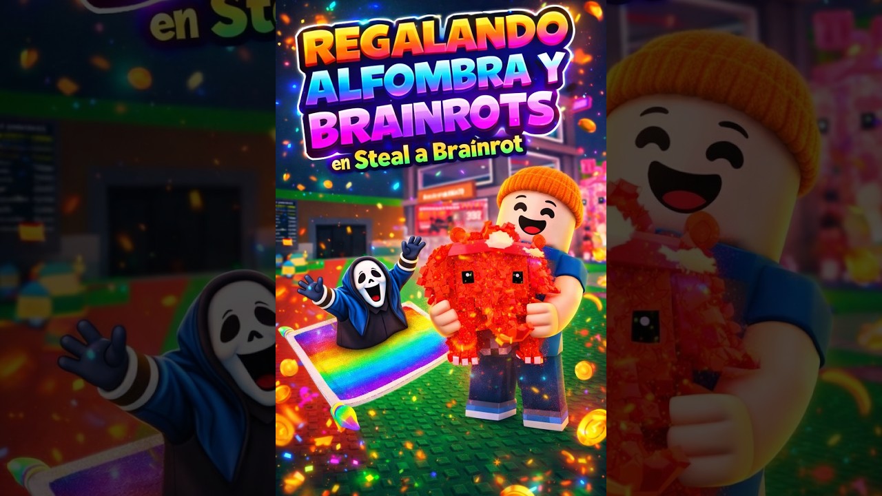 REGALANDO ALFOMBRA Y BRAINROTS en Steal a Brainrot Roblox #roblox #brainrot #robaunbrainrot #shorts