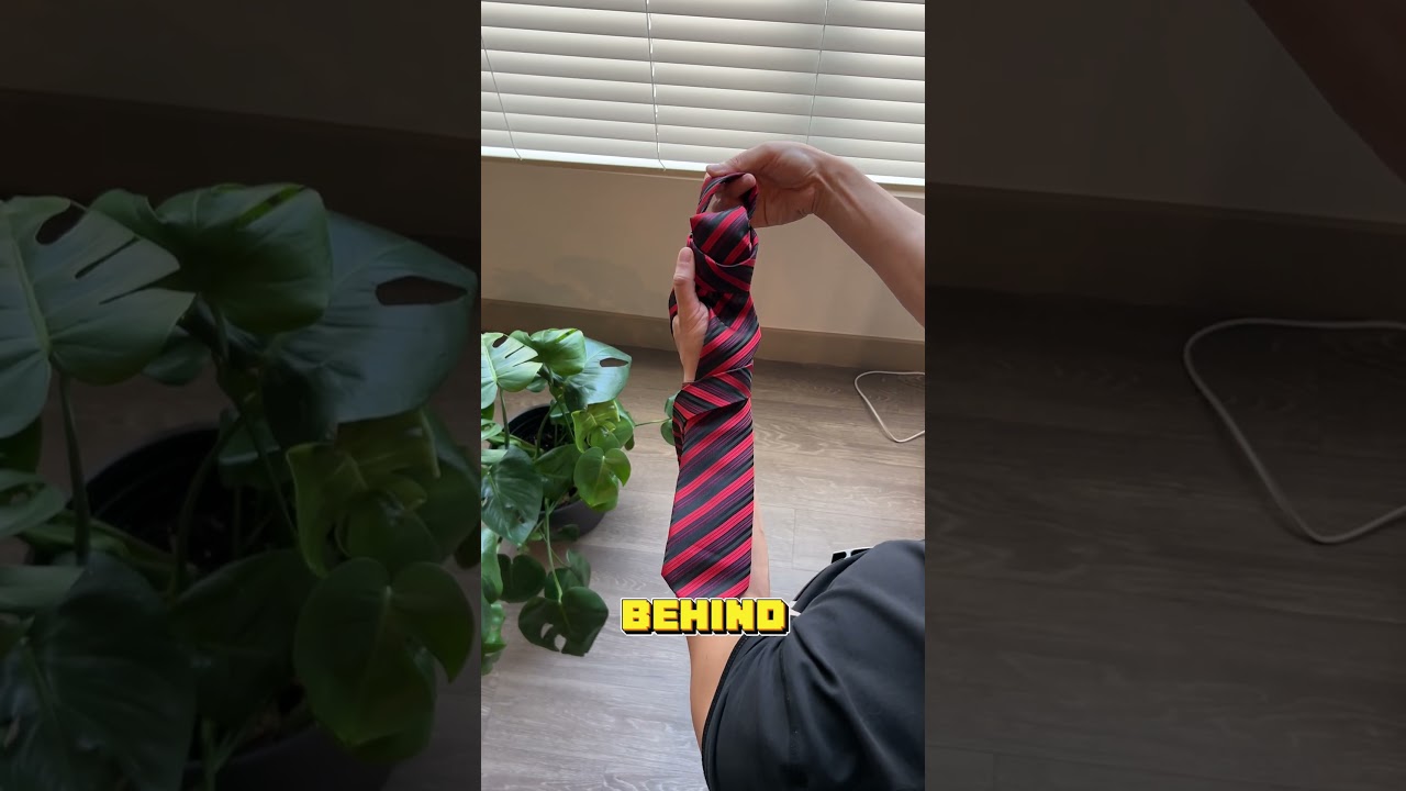 My dad taught me how to tie a tie like this