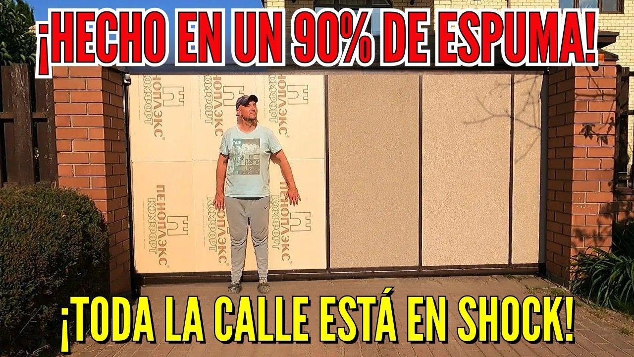 Cómo hacer un portón corredizo fácil y barato sin base y con motor