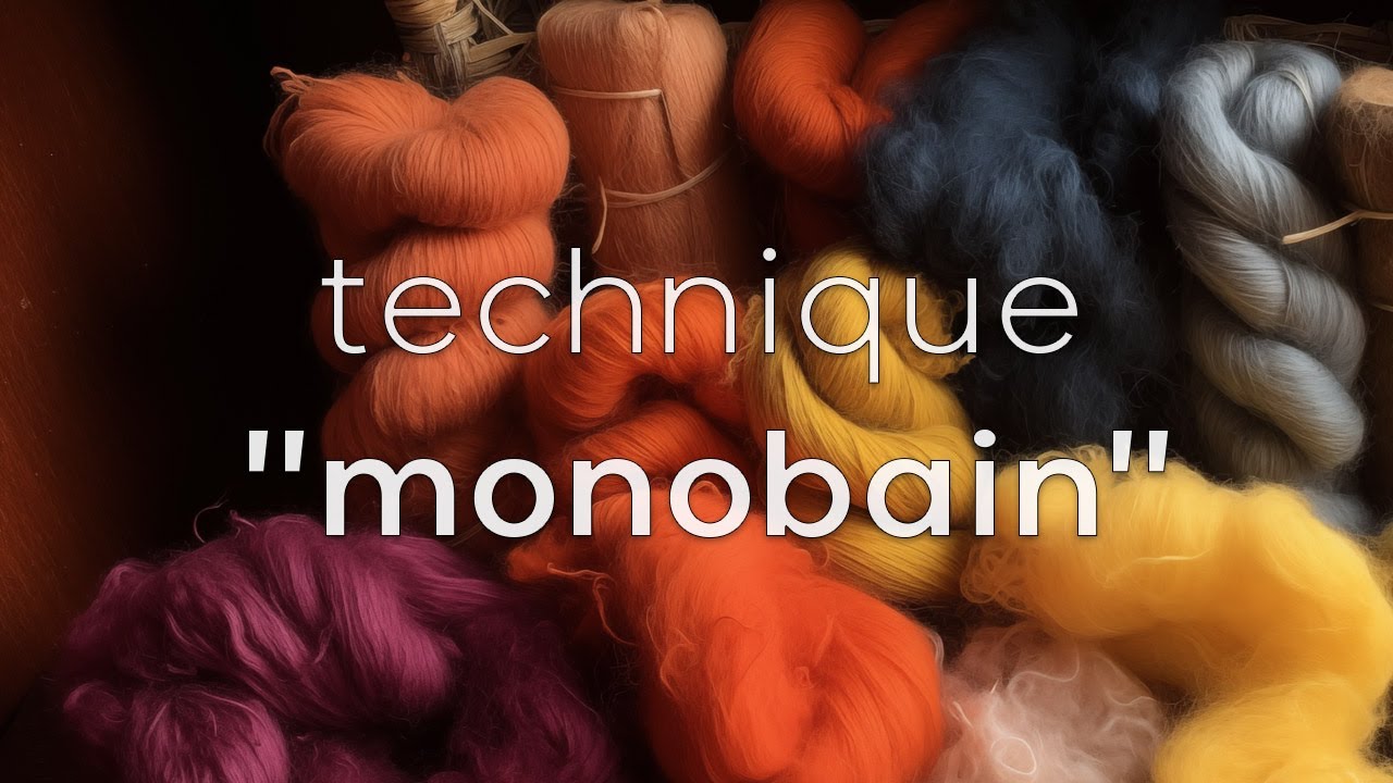 Vidéo de Michel Garcia sur la technique de la teinture naturelle MONOBAIN. Original français.