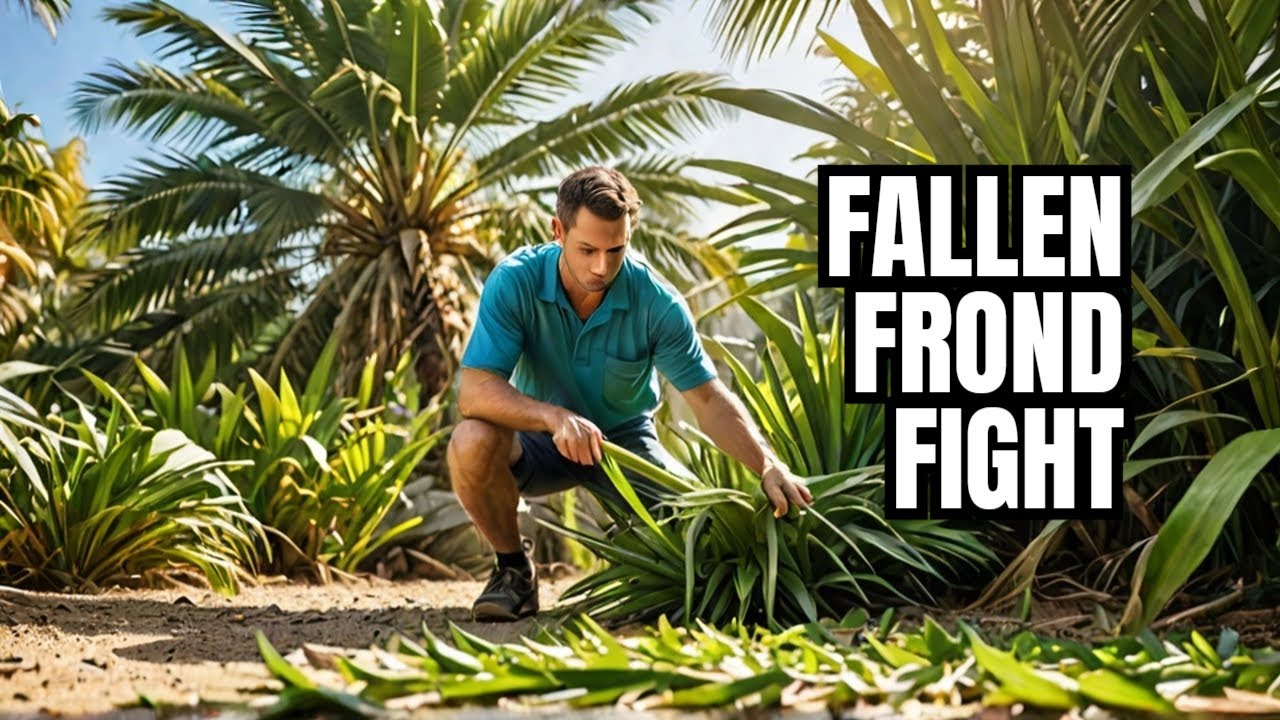 Palm Leaf Patrol: The Epic Battle Against Fallen Fronds (No Gloves, Just Grit!)