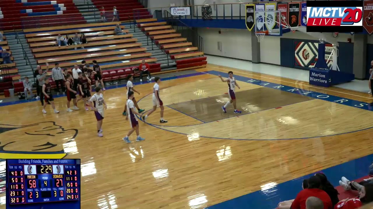 mctv20live B  Marion vs Sedgwick 2-13-2026