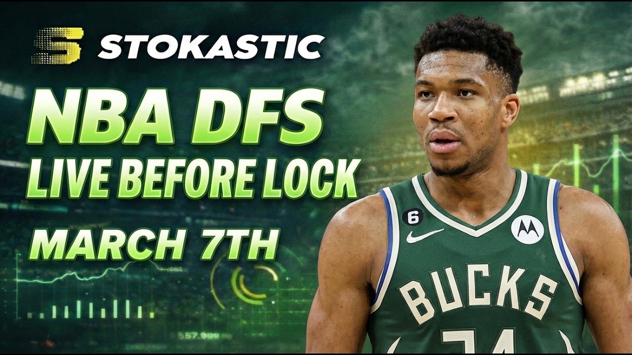 NBA DFS Live Before Lock (Saturday 3/7/26) | DraftKings & FanDuel NBA Lineups