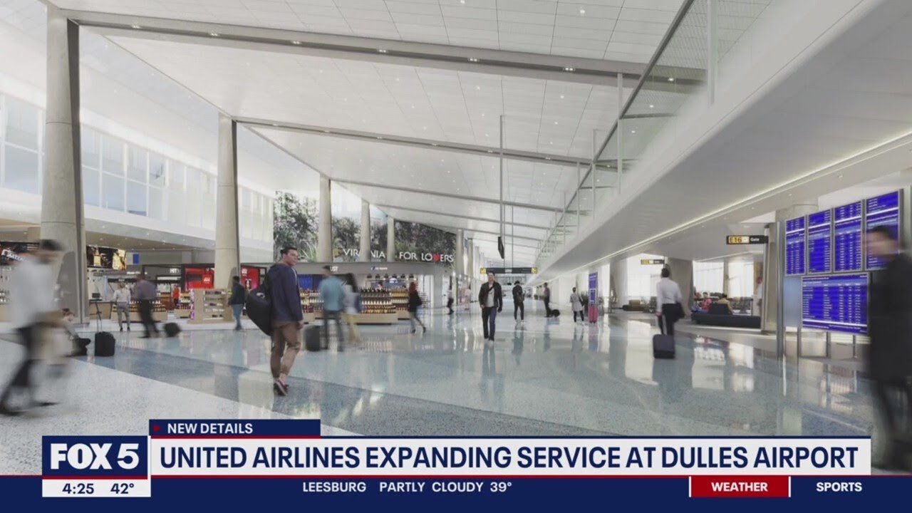 United Airlines leads $500M expansion at Dulles