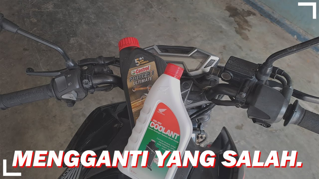 WAJIB DIGANTI KETIKA MEMBELI MOTOR BEKAS! - GANTI OLI DAN COOLANT DI HONDA CB150R | #VlogNgapak