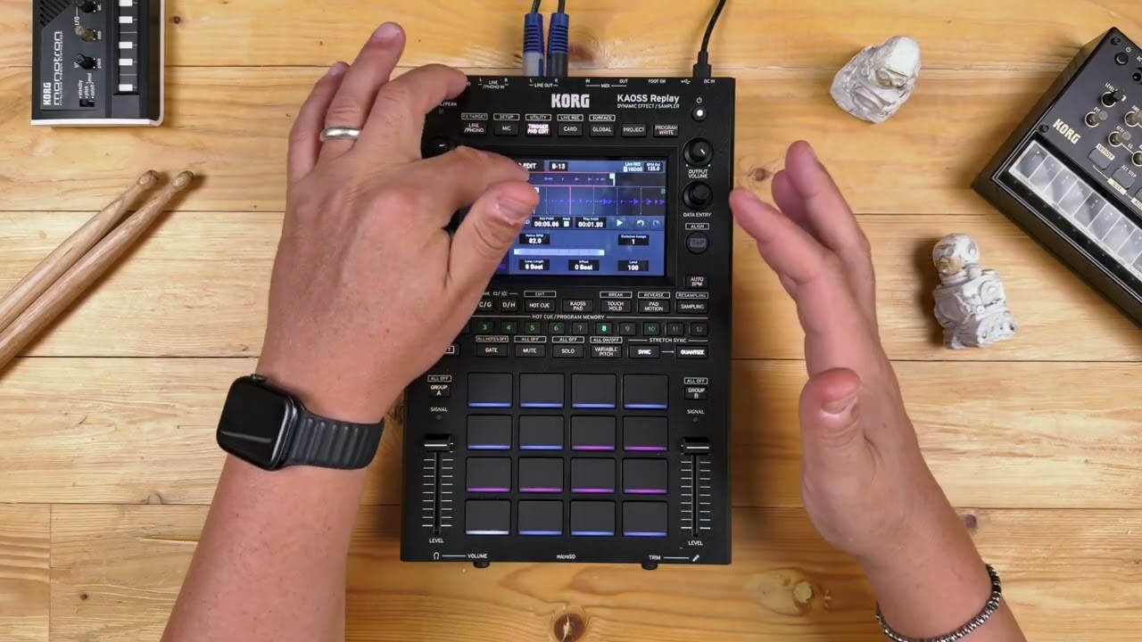 KORG KAOSS REPLAY - Demo by Giaga Robot
