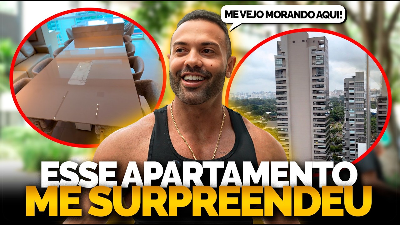 VISITEI UM APARTAMENTO QUE ME CHAMOU MUITA ATENÇÃO!