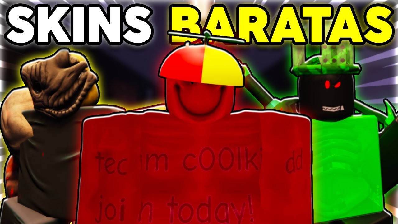 JOGANDO com as SKINS MAIS BARATAS de KILLERS no UPDATE do NOLI... (Forsaken)