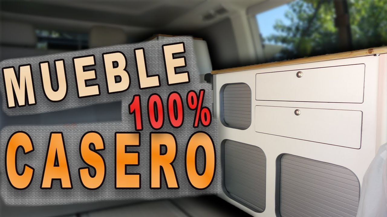 FABRICO MUEBLE de MADERA para CAMPERIZAR FURGONETA
