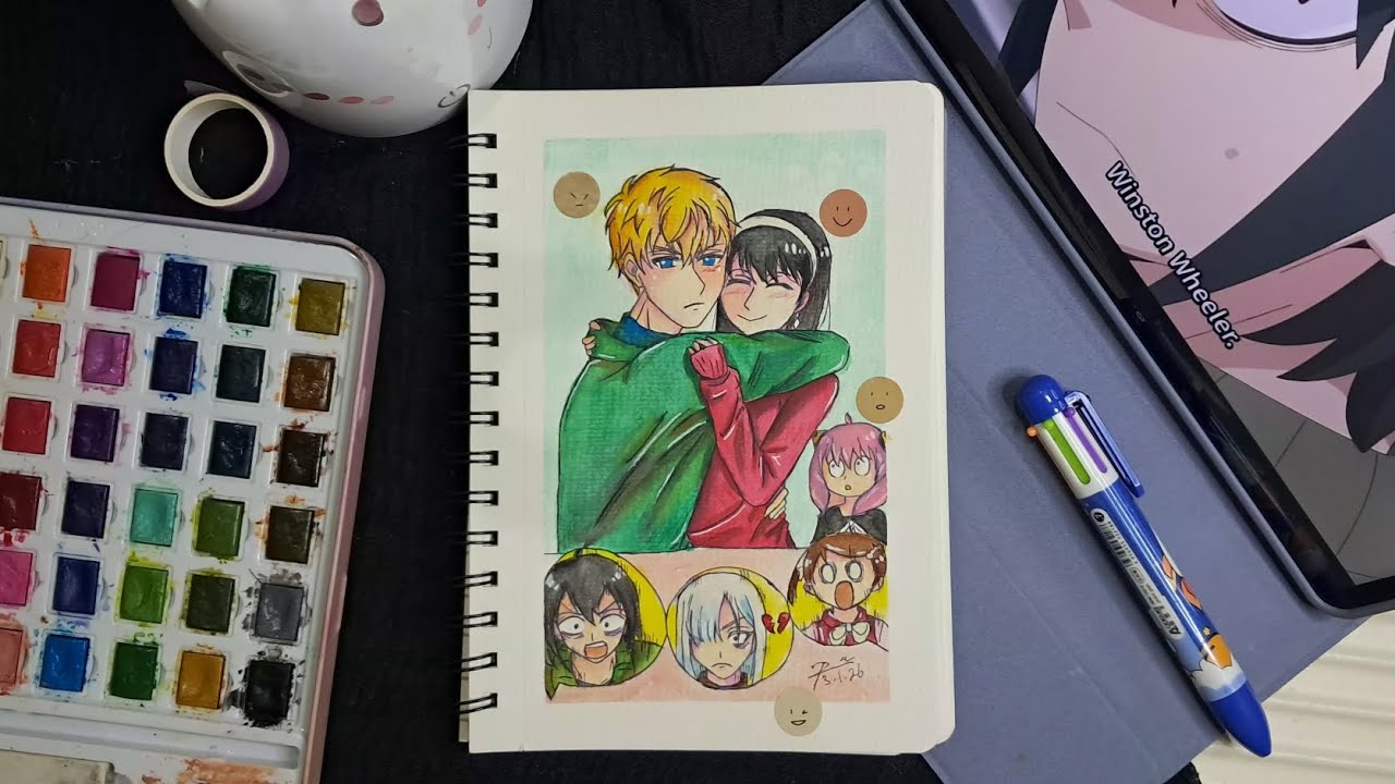 I try to rendering with colors theory 🌈| Spy X Family  03.01.26