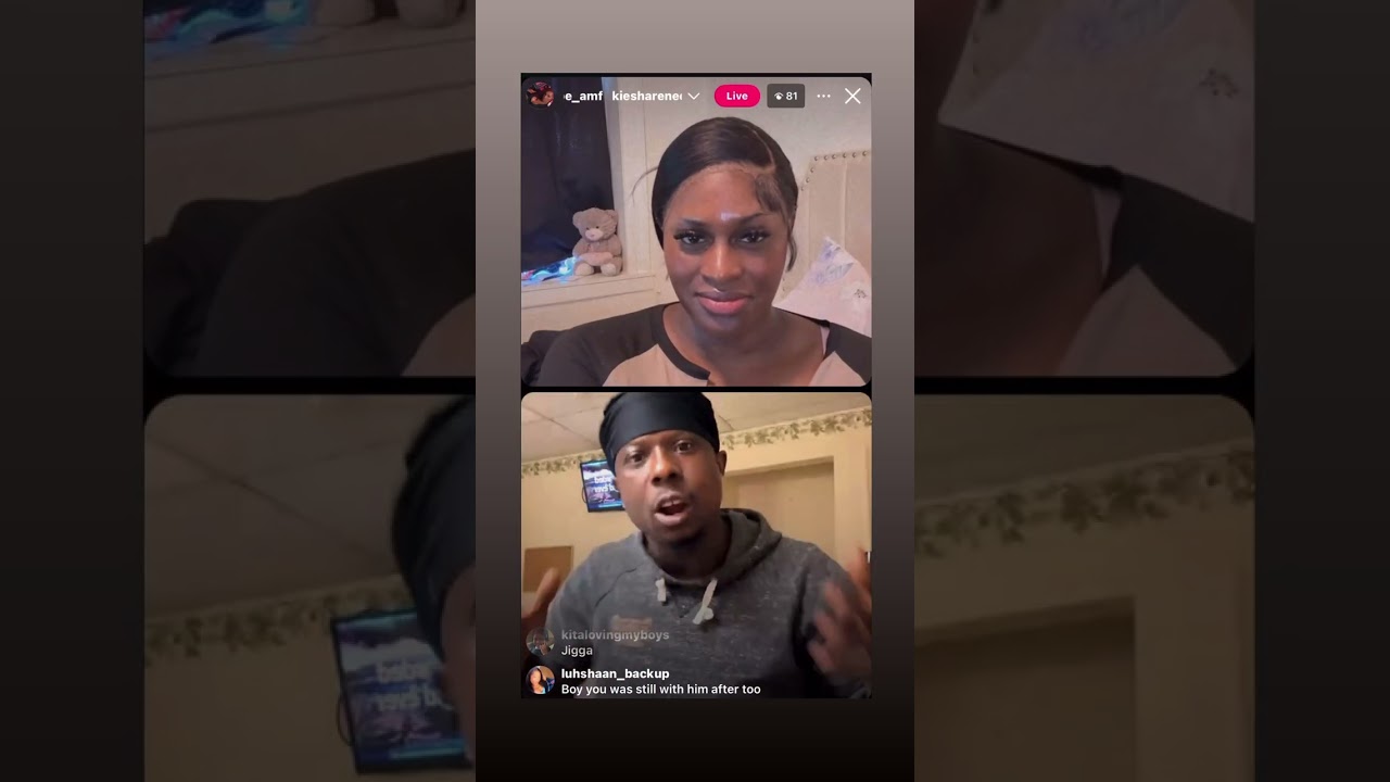 Lord Jigga Rolled His Boneless Ankles to Kiesha’s Live Ready To Risk it All 🤦🏾‍♀️🥴😩😩 