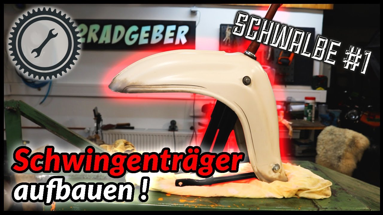 Simson Schwalbe KR51/2 - Schwingenträger montieren