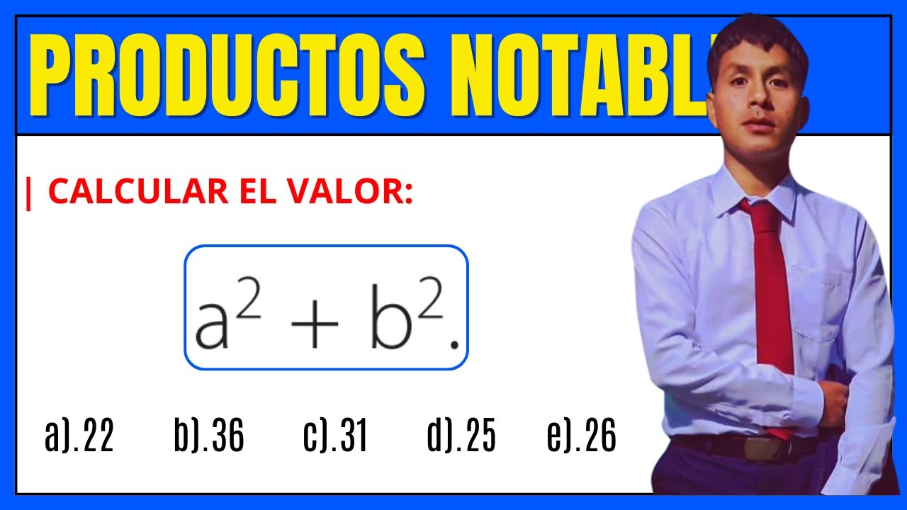 Ejercicio 05 de Productos Notables | NIVEL BÁSICO 