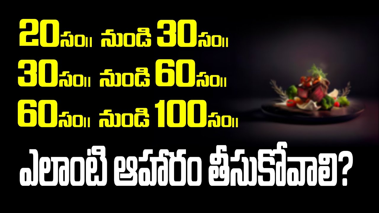 ఏ వయస్సులో ఎలాంటి ఆహారం తీసుకోవాలి? The Guide To Healthy Eating At Different Age Groups | 