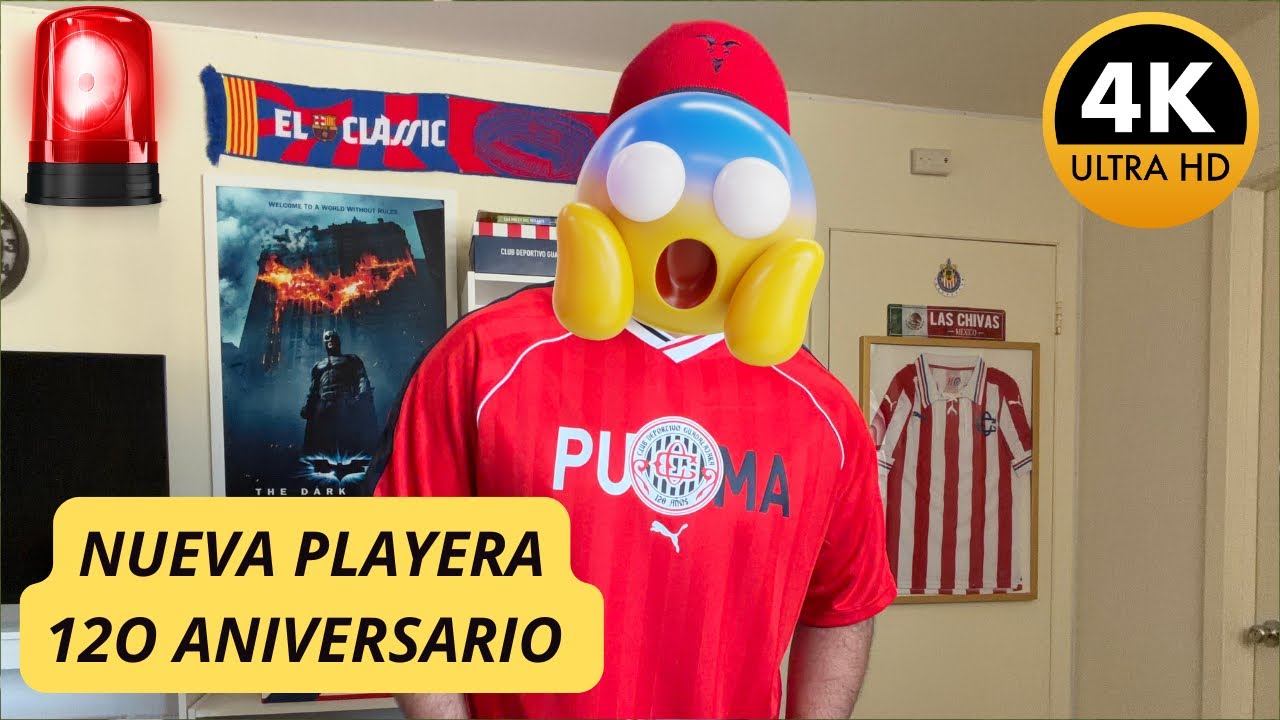 🚨INCREÍBLE‼️🔥Puma LANZA PLAYERA DEL 120 aniversario de Chivas - 4K Video