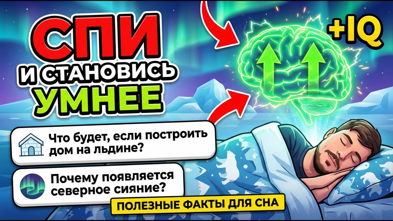 ОТВЕТЫ на ВОПРОСЫ про СЕВЕРНЫЙ ПОЛЮС чтобы УСНУТЬ