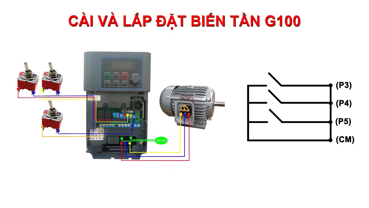 HƯỚNG DẪN LẮP ĐẶT VÀ THIẾT LẬP ĐA CẤP TỐC ĐỘ CHO BIẾN TẦN LS G100 - CODIENHAIAU.COM ✅