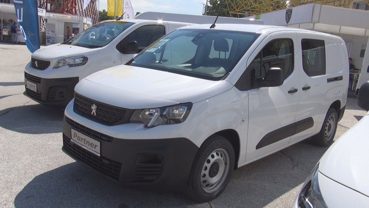 Peugeot Partner Long Extended Cab 1.5 BlueHDI 102 BVM5 E6 Combi Van (2021) Exterior and Interior