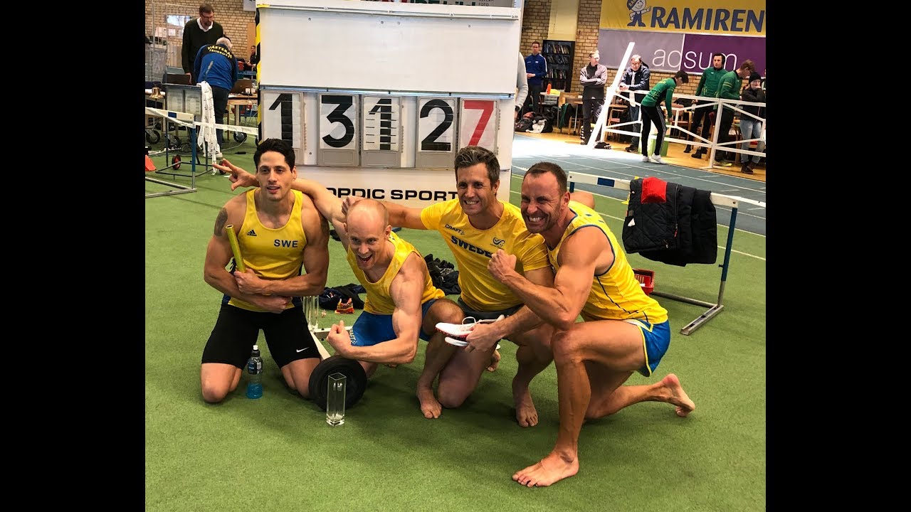 Europarekord M40 4x200m med tiden 1.31.27 2019