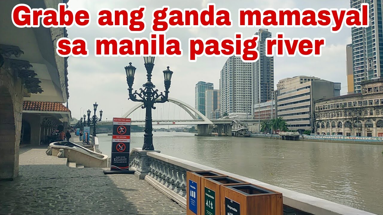 Grabe ang ganda mamasyal sa manila pasig river🇵🇭