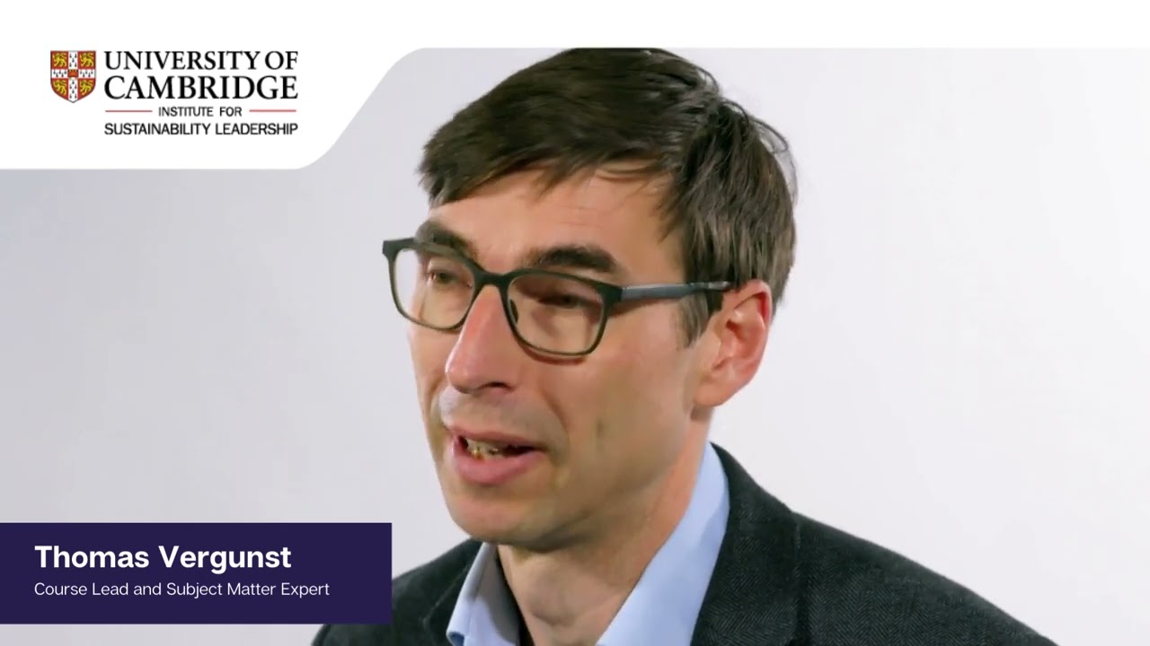 Sustainable Finance Foundations: Thomas Vergunst: Why is this course important?