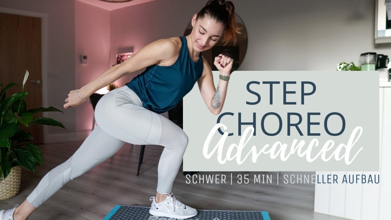 Step aerobic Advanced // schneller Aufbau // Fast Changes // Cardio & Fun