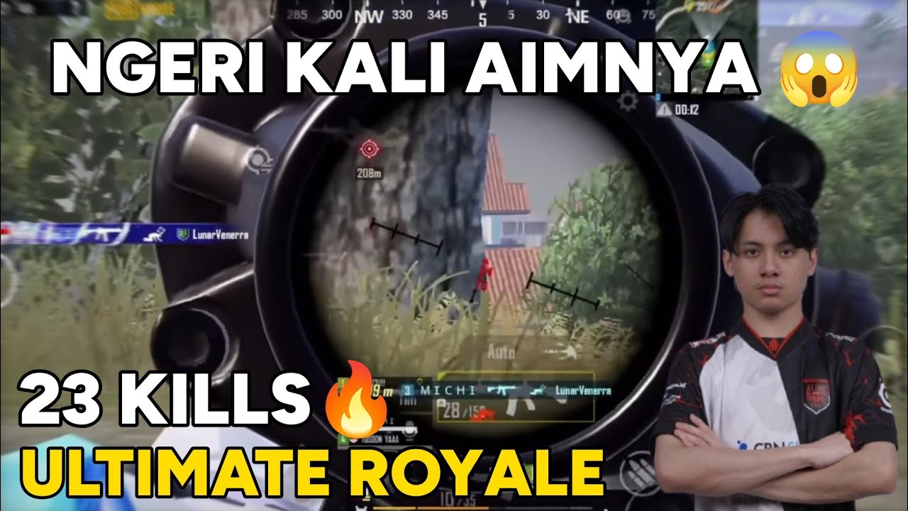 BISA GITU AIMNYA 😱 KING ROSEMARY ULTIMATE ROYALE | PUBG MOBILE